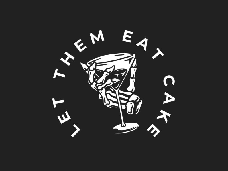 Let Them Eat Cake Illustration